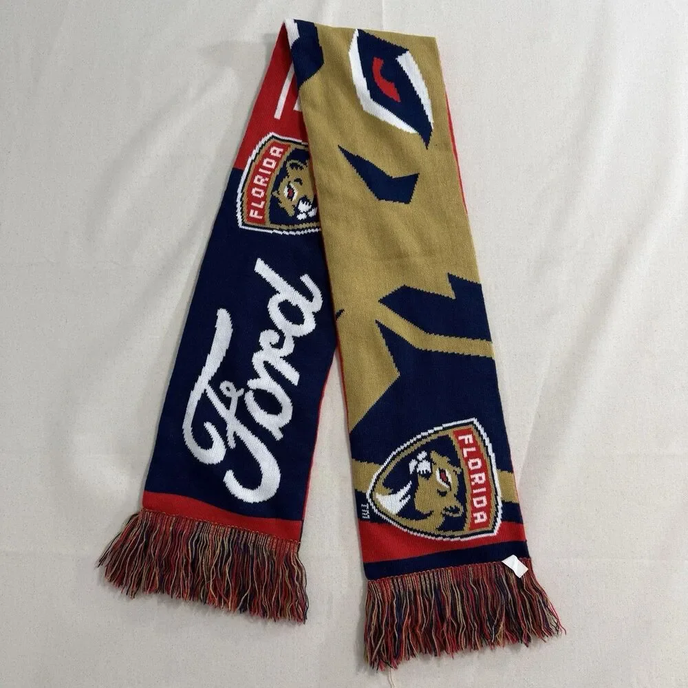 Florida Panthers NHL Ford Hockey Team Scarf Long